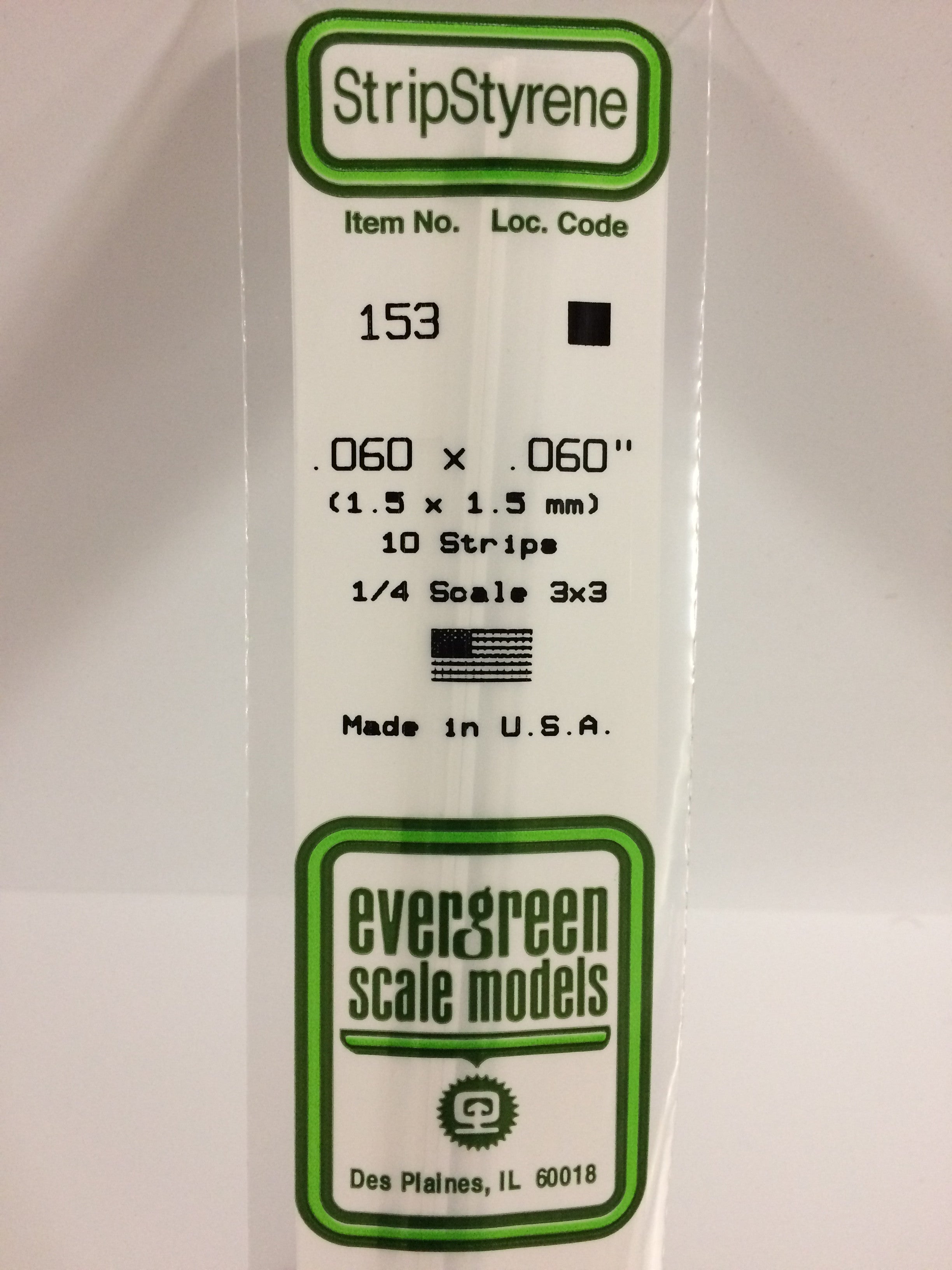 Evergreen Scale Models .040x8x21 White Polystyrene Sheet (3) [EVG9105] -  HobbyTown