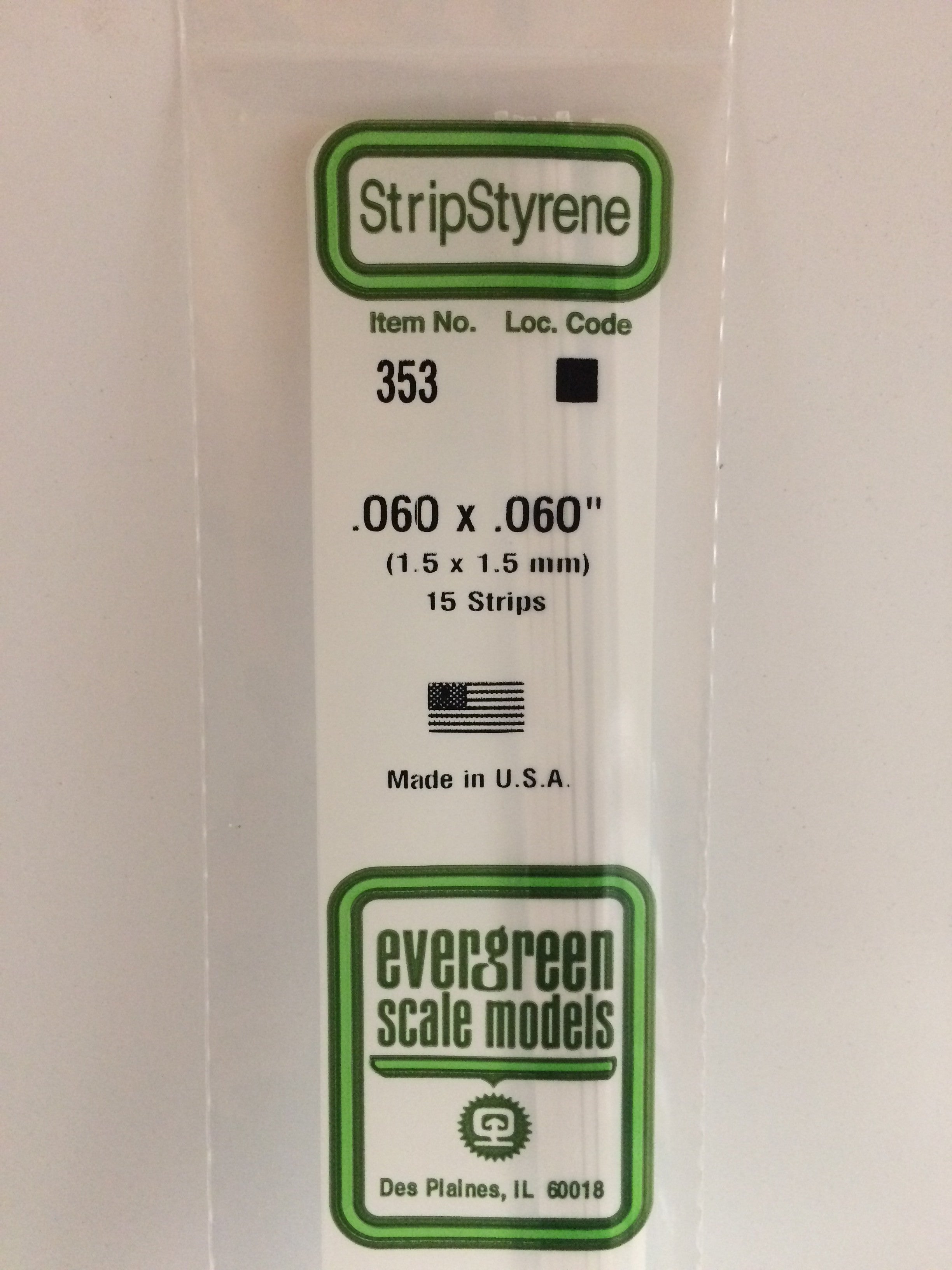 9905 - .010 COMBO TRANSPARENT POLYSTYRENE SHEET PACK - Evergreen Scale  Models