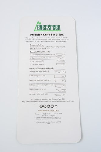 71500  16 PIECE PRECISION CRAFT KNIFE SET