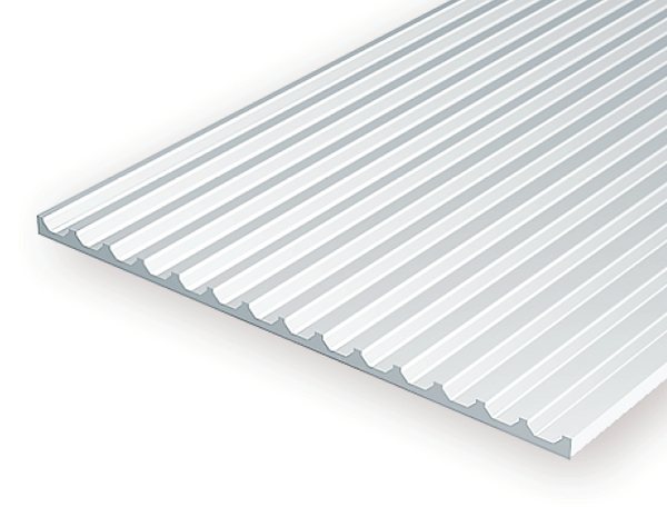 4543 - .100" OPAQUE WHITE POLYSTYRENE BOARD AND BATTEN SIDING