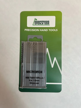74100 20 PIECE METRIC MICROBOX DRILL SET (0.3-1.6MM)