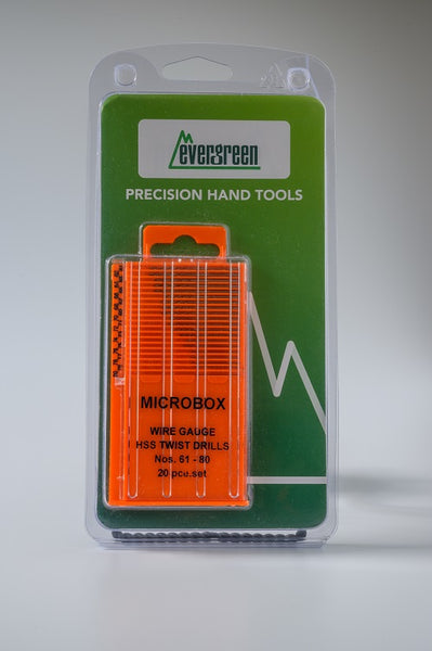 74200-20 PIECE IMPERIAL MICROBOX DRILL SET SIZES 61-80