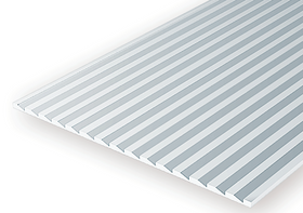 14611- .188" OPAQUE WHITE POLYSTYRENE NOVELTY SIDING