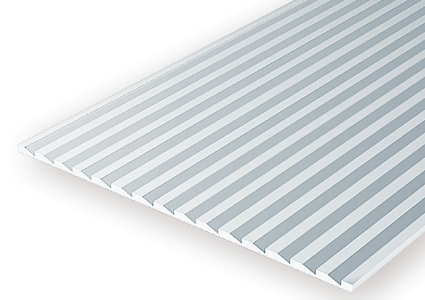 14611- .188" OPAQUE WHITE POLYSTYRENE NOVELTY SIDING