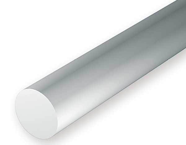 218 - .020" (.5mm) OD WHITE POLYSTYRENE ROD