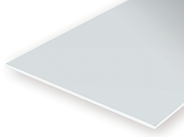 Black Polystyrene Plastic Sheet - 24x48x0.030 Inches Styrene For Crafts & Projects