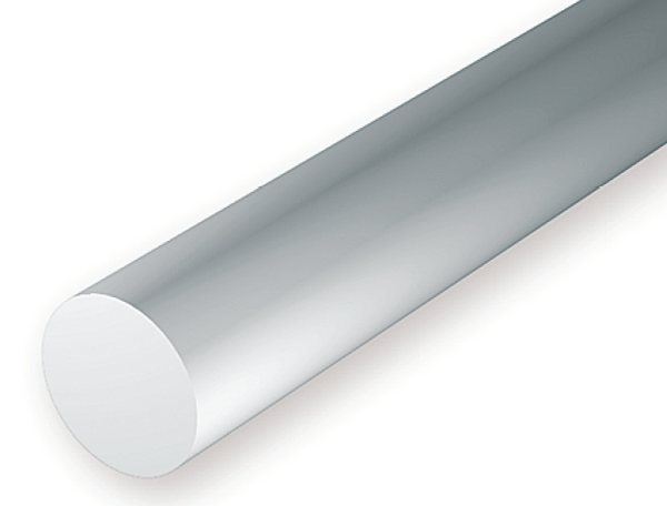 211 - .040" (1.0mm) OD WHITE POLYSTYRENE ROD